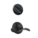 Schlage Modern Aged Bronze Handleset