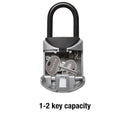 Master Lock 5-1/4 in. H X 2-3/4 in. W Vinyl Covered Steel 3-Digit Combination Lock Box