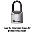 Master Lock 5-1/4 in. H X 2-3/4 in. W Vinyl Covered Steel 3-Digit Combination Lock Box
