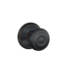 Schlage Georgian Classic Aged Bronze Passage Door Knob