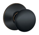 Schlage Plymouth Classic Aged Bronze Passage Door Knob