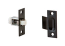 Ives 0.9 in. H X 1.8 in. W X 2.2 in. D Oil Rubbed Bronze Brass Roller Catch