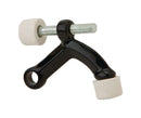 Ives 0.6 in. W X 3 in. L Aluminum Black Hinge Pin Door Stop Mounts to door