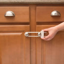 Double Door Baby-Proofing Cabinet Lock - 2pk - White