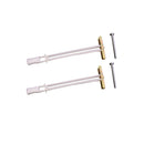 Easy Track 4 in. L Chrome Closet Toggle Bolt 2 pk