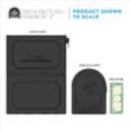 Architectural Mailboxes Oasis Classic Classic Galvanized Steel Post Mount Black Mailbox