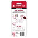 VELCRO Brand Sticky Back Small Nylon Hook and Loop Fastener 7/8 in. L 12 pk, Pack of 6