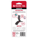 VELCRO Brand Sticky Back Small/Medium Nylon Hook and Loop Fastener 3-1/2 in. L 4 pk, Pack of 6