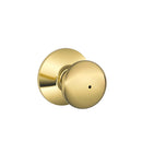 Schlage Plymouth Bright Brass Bed and Bath Knob