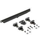 National Hardware Oil Rubbed Bronze Black Plastic Sliding Door Hardware Kit 1 pk, Pack of 2