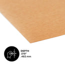 M-D Building Products 0.02 in. X 36 in. W X 36 in. L Copper Aluminum Plain Sheet Metal, Pack of 3