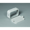 Amerimax 3 in. H X 4 in. W X 1.5 in. L White Plastic K Rodent Guard, Pack of 12