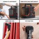 Sharper Image Portable Spot Vacuum Cleaner - Black
