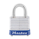 Master Lock 1 in. H X 1-1/8 in. W Laminated Steel 4-Pin Cylinder Exterior Padlock