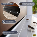 M-D Building Products DENY Bronze Aluminum/Vinyl Sweep For Doors 36 in. L X 0.25 in.