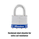 Master Lock 1-5/16 in. H X 1 in. W X 1-3/4 in. L Laminated Steel Ball Bearing Locking Exterior Padlo