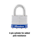 Master Lock 1-5/16 in. H X 1 in. W X 1-3/4 in. L Laminated Steel Ball Bearing Locking Exterior Padlo