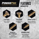 HILLMAN Power Pro No. 10 Ga. X 2-1/2 in. L Star Flat Head Coarse Multi-Material Screws, Pack of 5