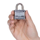 Master Lock 1-5/16 in. H X 1 in. W X 1-3/4 in. L Steel 4-Pin Cylinder Exterior Padlock, Pack of 6
