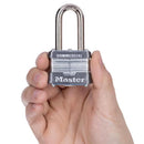 Master Lock 1-5/16 in. H X 1 in. W X 1-3/4 in. L Steel 4-Pin Cylinder Exterior Padlock, Pack of 6