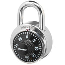 Master Lock 2-9/10 in. H X 1-7/8 in. W Steel Combination Dial Combination Padlock, Pack of 6