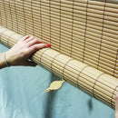 Radiance Vinyl Rollup Shade 30 in. W X 72 in. H Bamboo Cordless