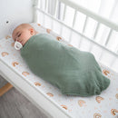 Muslin Swaddle Blankets Neutral Receiving Blanket - 4 Pack