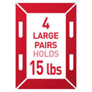 3M Command White Large Picture Hanging Strips 16 lb 12 pk