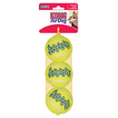 Kong, Air Squeaker Tennis Ball, 3pk, Medium