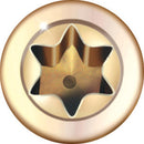 GRK Fasteners No. 8 in. X 2-1/2 in. L Star Trim Head W-Cut Trim Screws