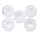 North States Toddleroo Clear Plastic Appliance Knob Cover 5 pk