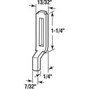 Prime-Line Zinc-Plated Steel Latch Strike 2 pk