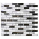 Smart Tiles 9.1 in. W X 10.2 in. L Mosaic Vinyl Adhesive Wall Tile 4 pc, Pack of 6