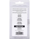 HILLMAN 1 in. Card Stock Block Letter & Number Stencil Pack 1 Inch Stencil Set 47 pk, Pack of 5