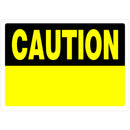 HILLMAN English White Caution Sign 10 in. H X 14 in. W, Pack of 6