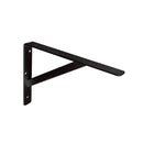 Knape & Vogt 208 Black Steel Super Duty Bracket 12 in. L 1200 lb, Pack of 10
