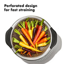 5 Quart Stainless Steel Colander - Stainless Steel