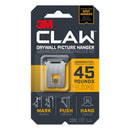 3M Claw Silver Drywall Picture Hanger 45 lb 1 pk