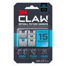 3M Claw Silver Drywall Picture Hanger 15 lb 5 pk
