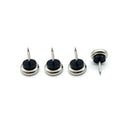 Projex Silver 7/8 in. Nail-On Nickel Chair Glide 4 pk