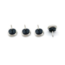 Projex Silver 1-1/16 in. Nail-On Nickel Chair Glide 4 pk