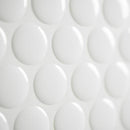 Smart Tiles 8.95 in. W X 8.98 in. L White Glazed Vinyl Adhesive Wall Tile 4 pc, Pack of 6