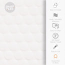 Smart Tiles 8.95 in. W X 8.98 in. L White Glazed Vinyl Adhesive Wall Tile 4 pc, Pack of 6