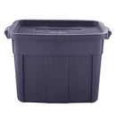 Rubbermaid Roughneck 18 gal Navy Storage Box 16.375 in. H X 15.875 in. W X 23.875 in. D Stackable, Pack of 6