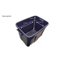 Rubbermaid Roughneck 18 gal Navy Storage Box 16.375 in. H X 15.875 in. W X 23.875 in. D Stackable, Pack of 6