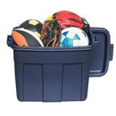 Rubbermaid Roughneck 18 gal Navy Storage Box 16.375 in. H X 15.875 in. W X 23.875 in. D Stackable, Pack of 6