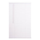 Living Accents Vinyl 1 in. Mini-Blinds 25 in. W X 72 in. H White Cordless