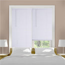 Living Accents Vinyl 1 in. Mini-Blinds 23 in. W X 72 in. H White Cordless