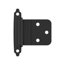 Amerock 2-15/79 in. W X 2-3/4 in. L Flat Black Steel Cabinet Hinge 10 pk