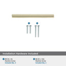 Amerock Contemporary Bar Cabinet Pull 3 in. Champagne Bronze Gold 1 pk